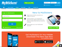 Tablet Screenshot of mystickers.co.uk